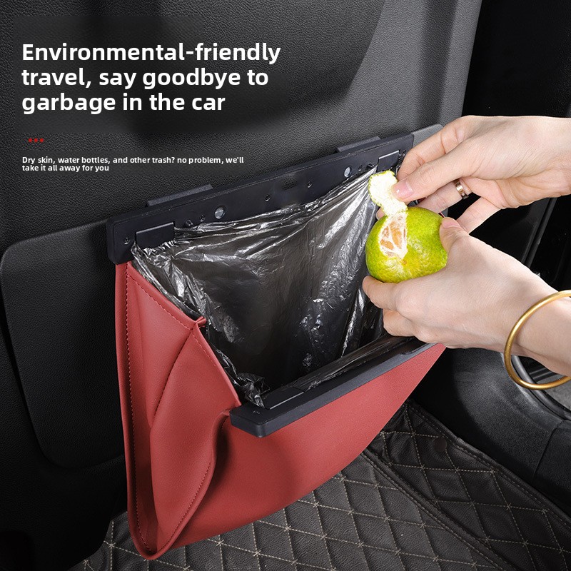 Leather Cleaner Interior - 1 stuks auto lederen vuilniszakken, achterbank