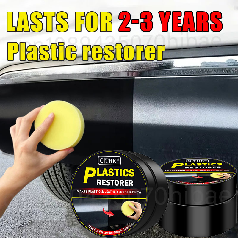 Leather Cleaner Interior - Auto Plastic Restorer Terug naar zwart