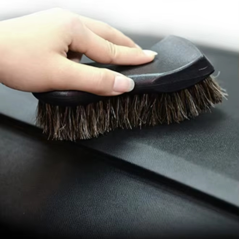 Leather Cleaner Interior - Echte paardenhaar lederen reinigingsborstel voor auto-interieurreiniging
